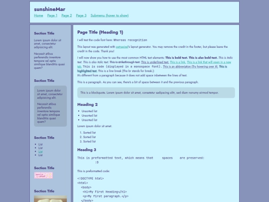 example screenshot