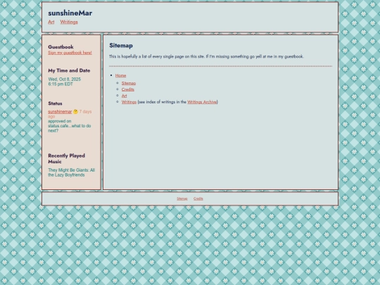 sitemap screenshot