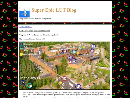 info screenshot