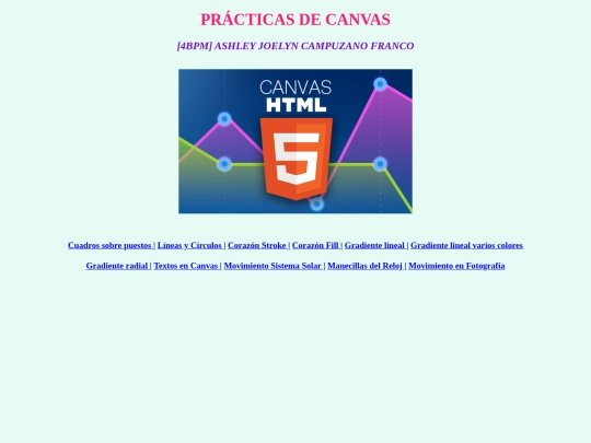 CANVAS screenshot