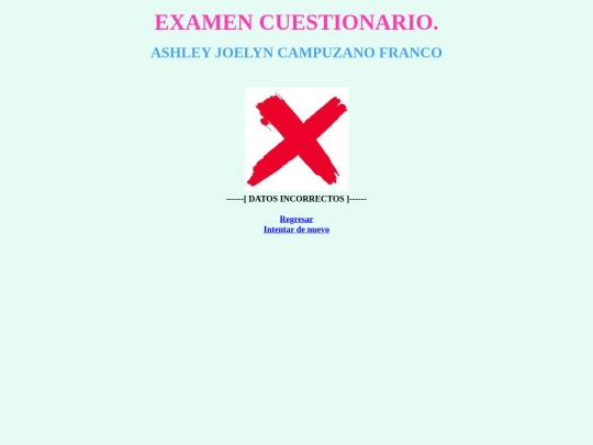examencuestionario2 screenshot