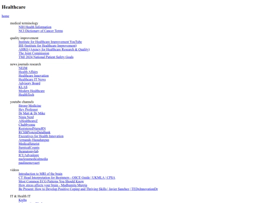 version01/healthcare screenshot