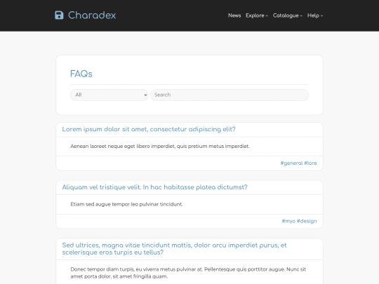 faq screenshot