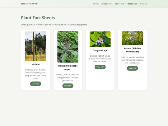 fact-sheets screenshot