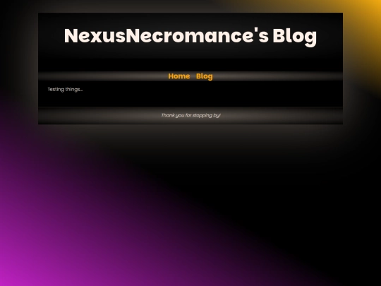 blog screenshot