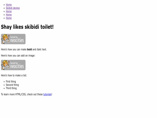 index screenshot