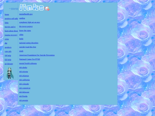 links screenshot
