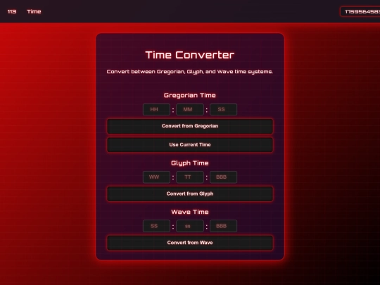 TimeConverter screenshot
