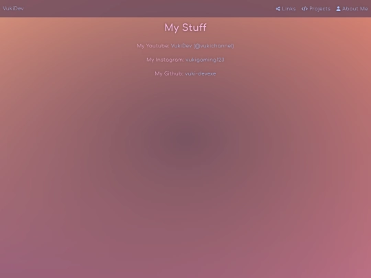 links screenshot