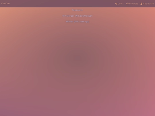 projects screenshot