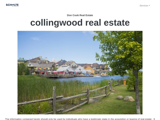 collingwood-real-estate screenshot