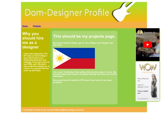 projects screenshot