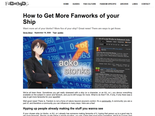 posts/How-to-get-more-fanworks-of-your-ship screenshot