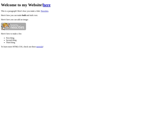 index screenshot