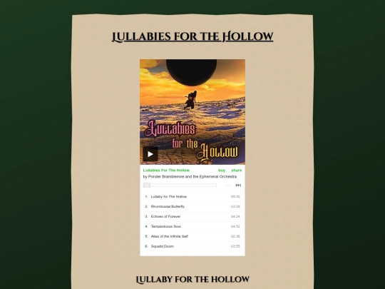 lullabiesforthehollow screenshot
