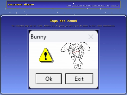 not_found screenshot