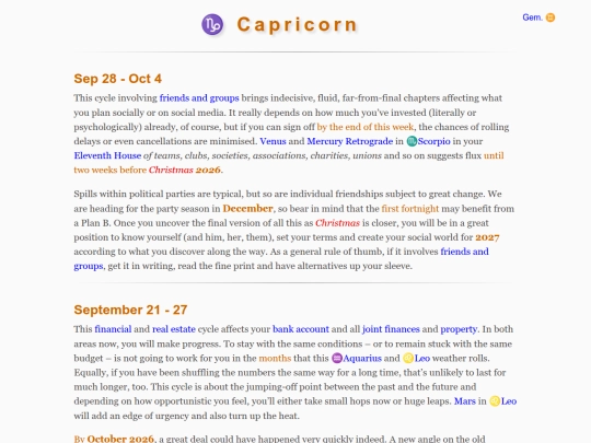 astrology/jessica/1week screenshot
