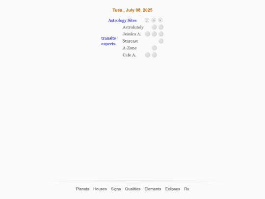astrology/scopes screenshot