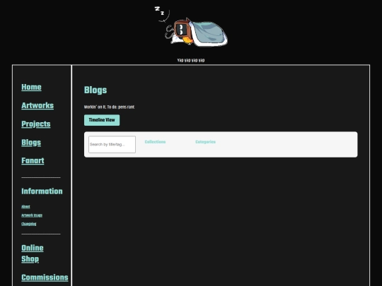pages/blogs screenshot
