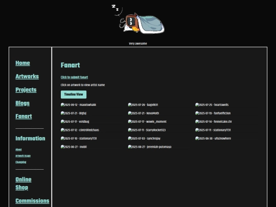 pages/fanart screenshot
