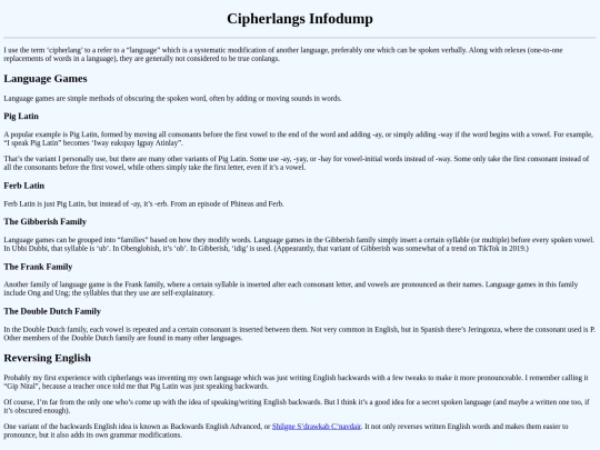 cipherlangs screenshot