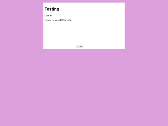 test screenshot