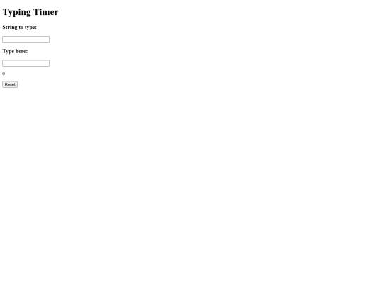 typingtimer screenshot