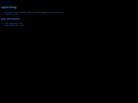 vibaverse/things/cipherlang screenshot