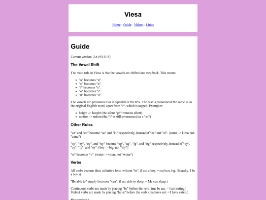 viesa/guide screenshot