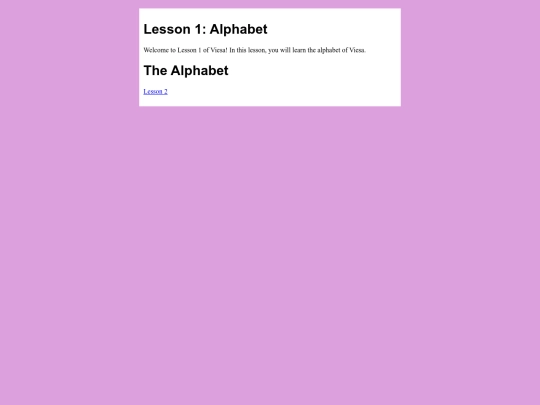viesa/lessons/lesson1 screenshot