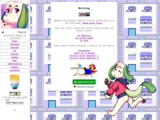 writing screenshot