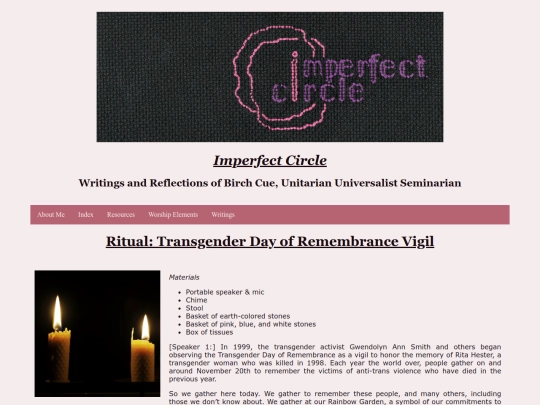 rituals/tdor screenshot