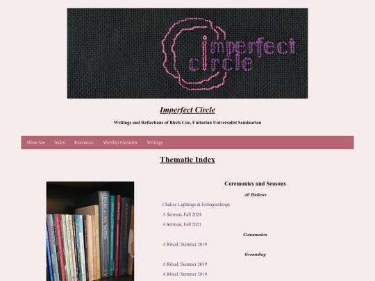 thematic-index screenshot