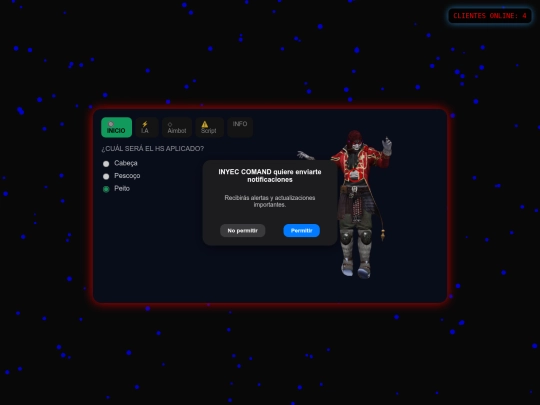 INYECT COMAND screenshot