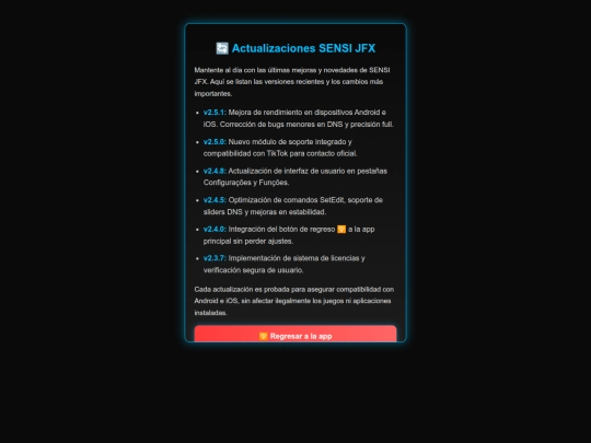 actualizaciones screenshot
