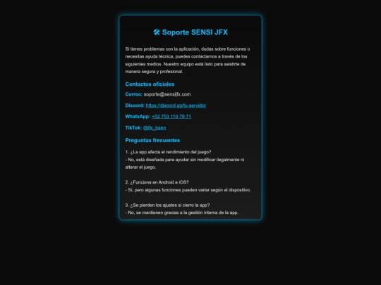 soporte screenshot