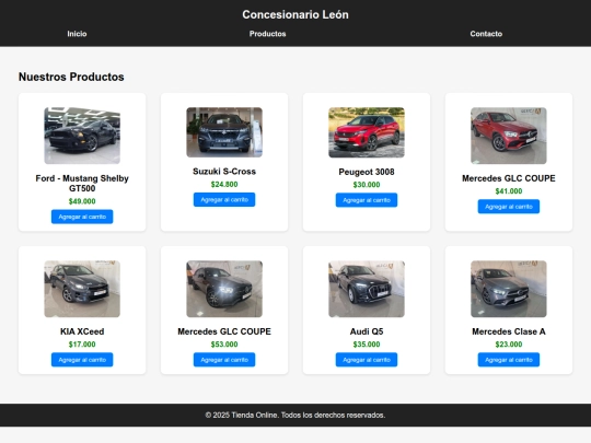 Productos screenshot