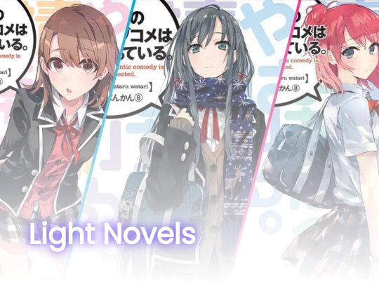 views/light-novels screenshot