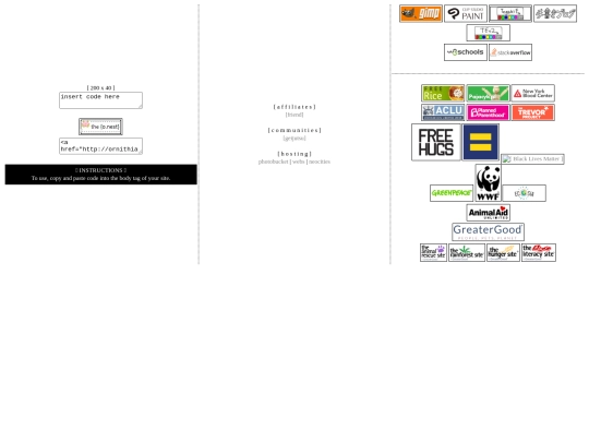 main/pages/links screenshot