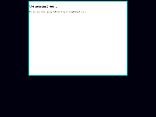 PERSONAL screenshot