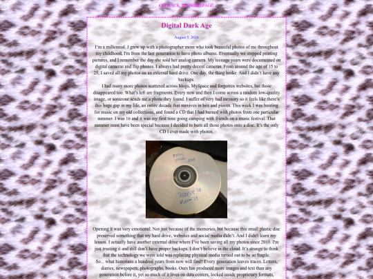 diary screenshot