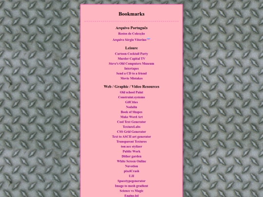 links screenshot