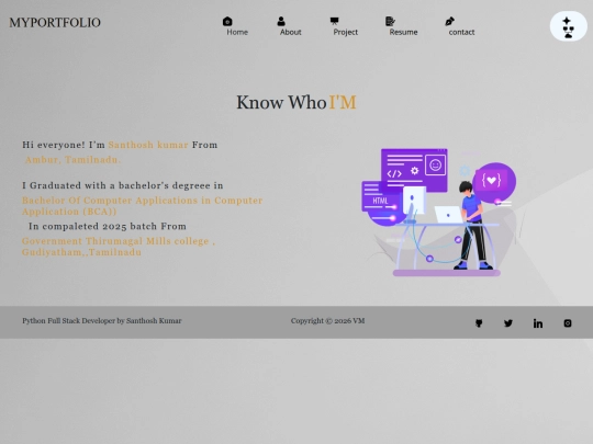 portfolio/about screenshot
