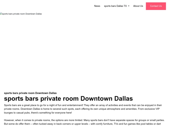 sports-bars-private-room-downtown-dallas screenshot