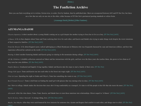 fanfiction screenshot