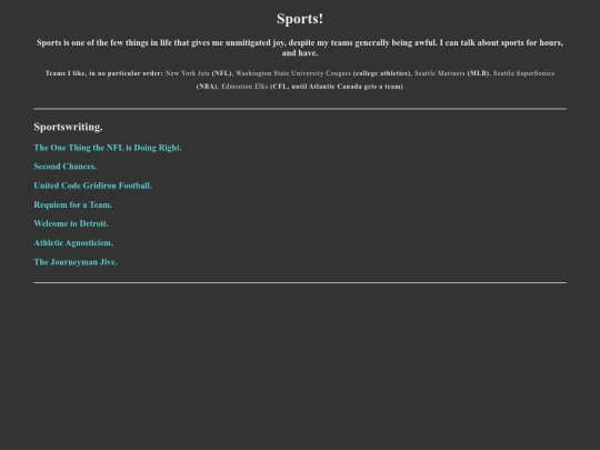 sports screenshot