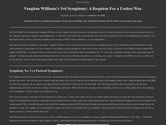 vaughanwilliams3rd screenshot
