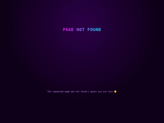 not_found screenshot