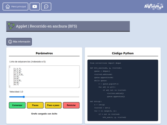 applets/bfs screenshot