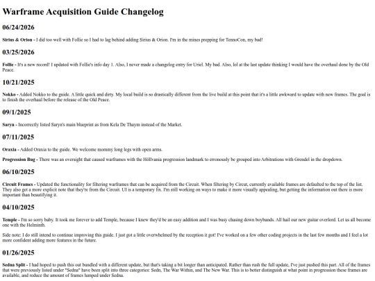 changelogs/wag-changelog screenshot
